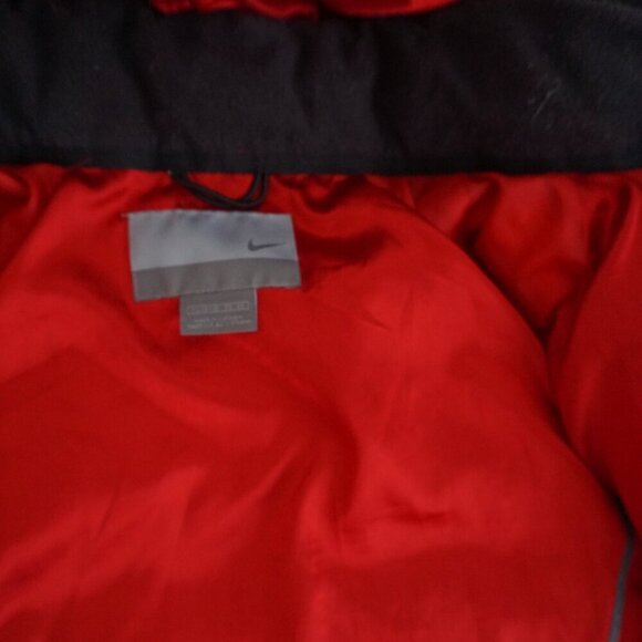 Vintage Y2K Nike Black Puffer Duck Down Feather Insulated Jacket Xl (16-18) - Picture 14 of 16